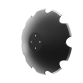 Niaux 200 concave disc blade flat center 1