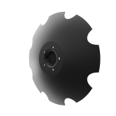 Niaux 200 concave disc blade punched center 1