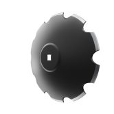 Niaux 200 concave disc blade raised center 1
