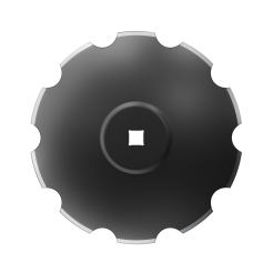 Niaux 200 concave disc blade raised center 2
