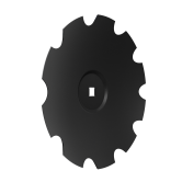 Niaux 200 concave disc blade raised center 4