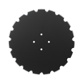 Niaux 200 flat notch coulter blade 2