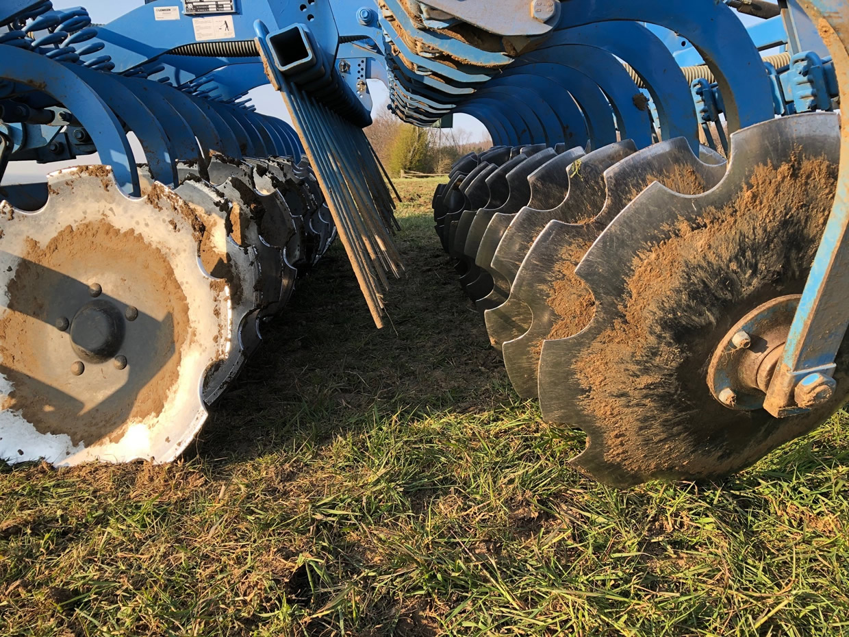 Disc Blades in field